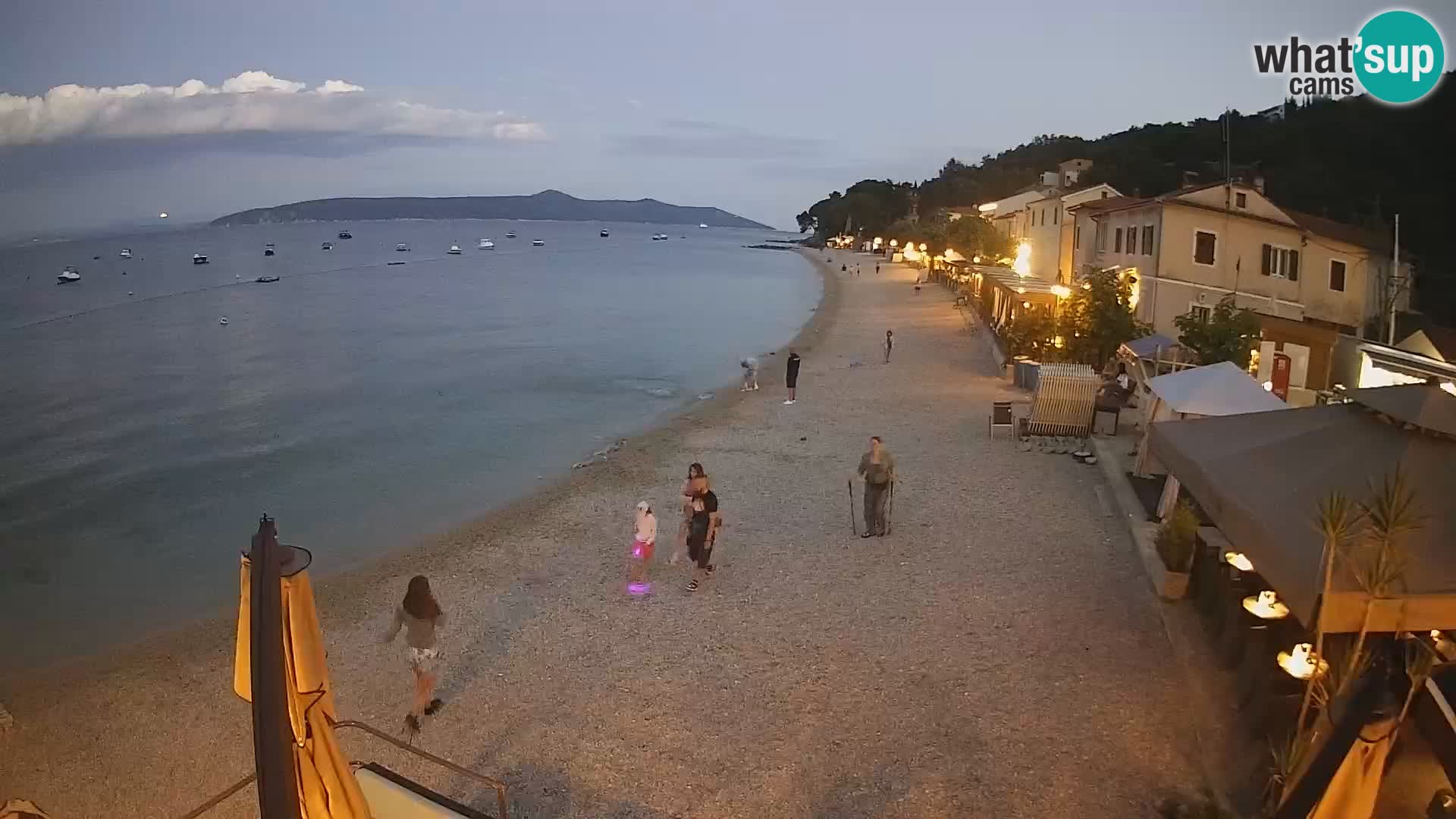Mošćenička Draga webcam beach