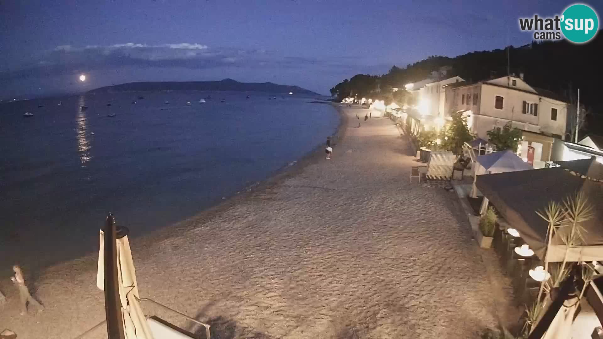 Kamera v živo Mošćenička Draga – plaža