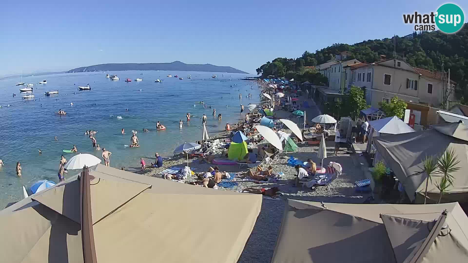 Livecam Draga di Moschiena – spiaggia