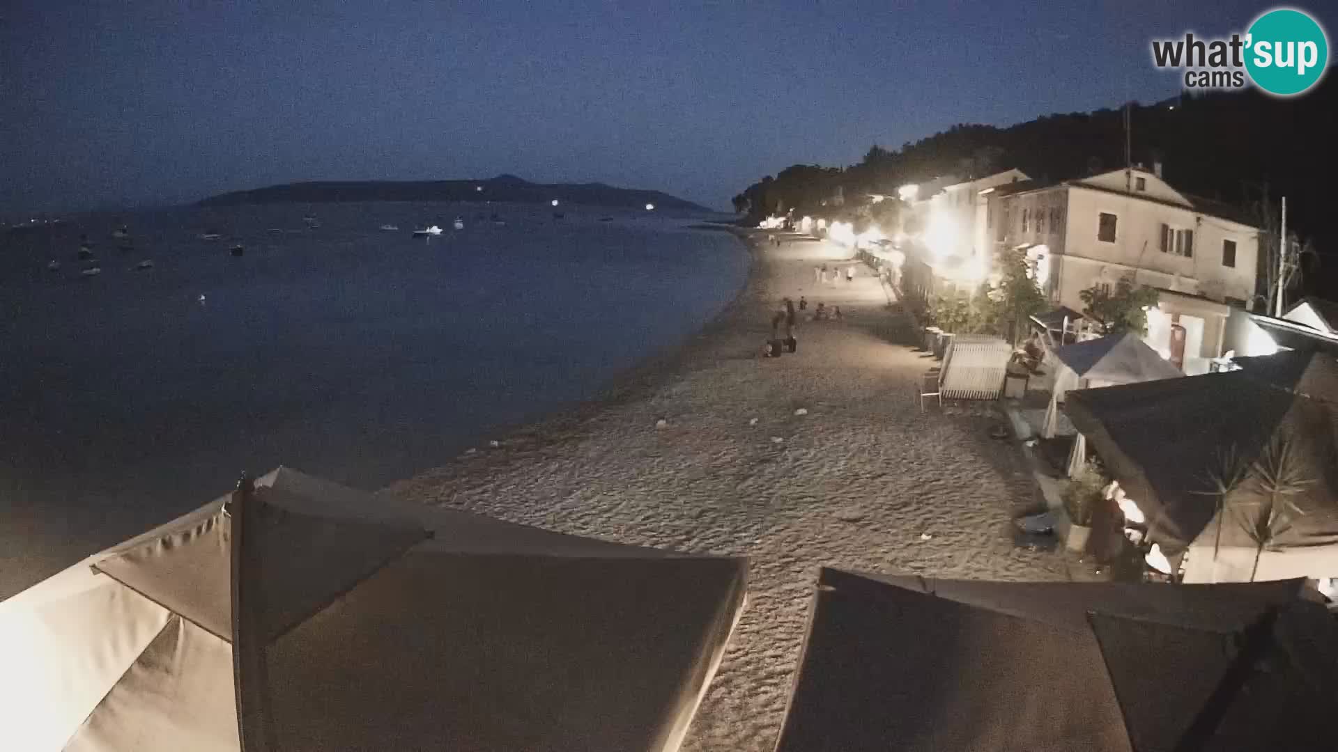 Mošćenička Draga webcam beach