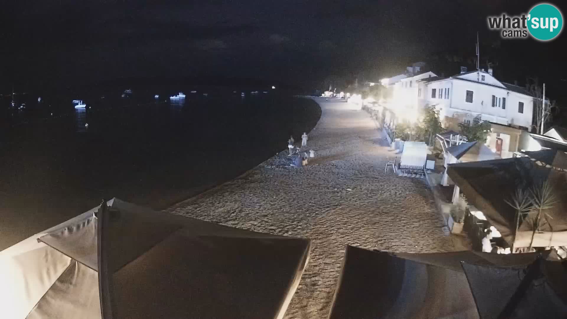 Webcam Mošćenička Draga – Strand