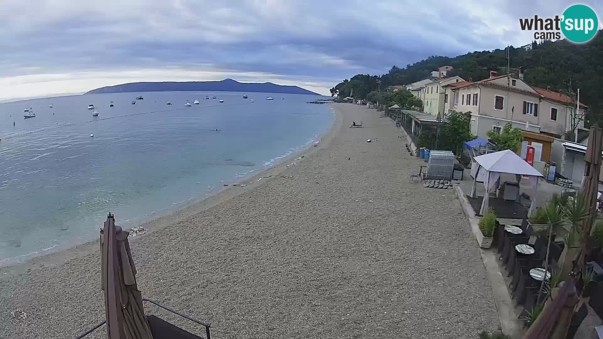 Livecam Draga di Moschiena – spiaggia