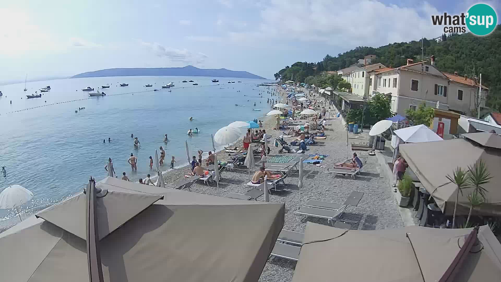 Live Cam Mošćenička Draga – plage
