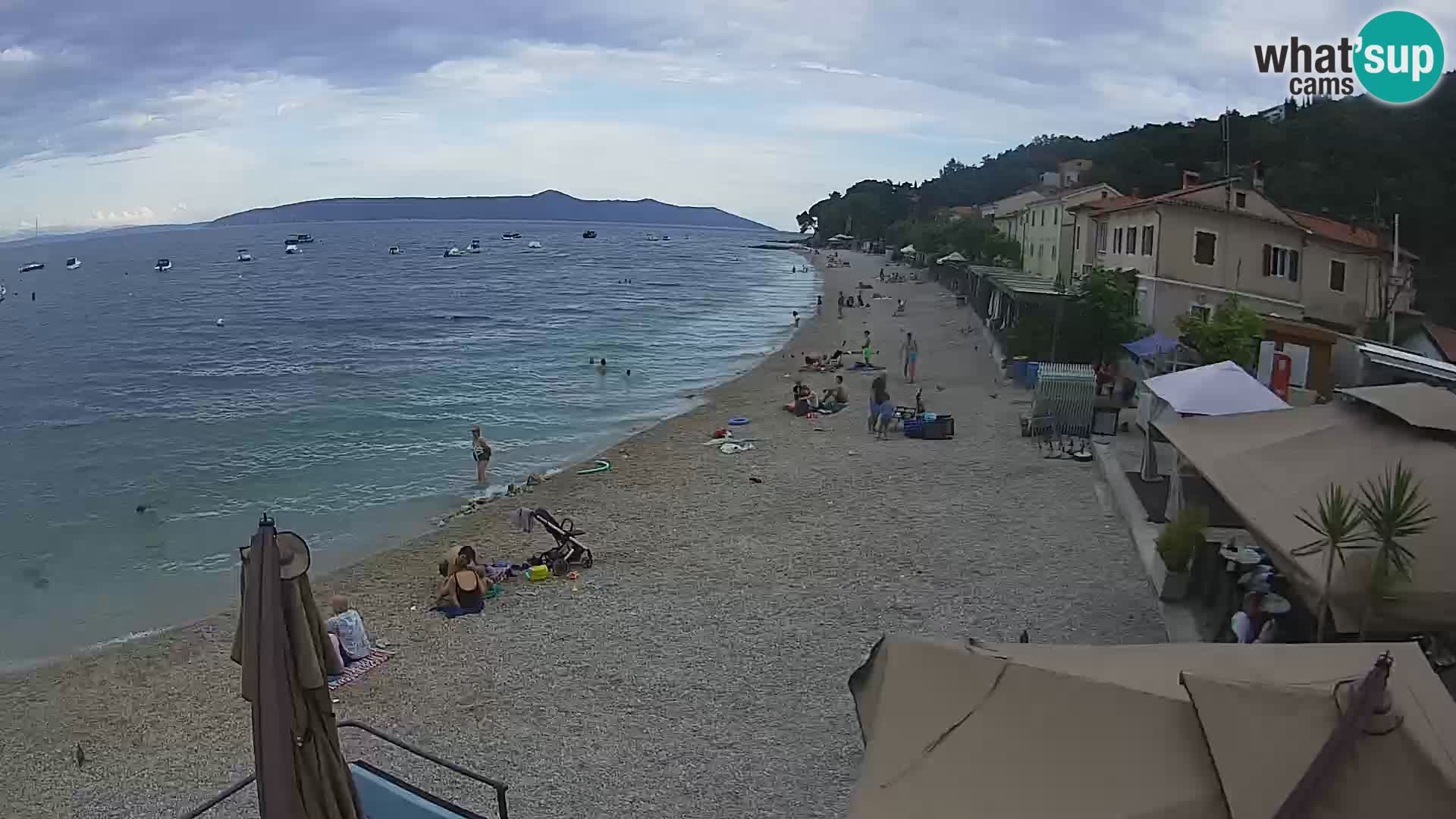 Web kamera Mošćenička Draga – plaža