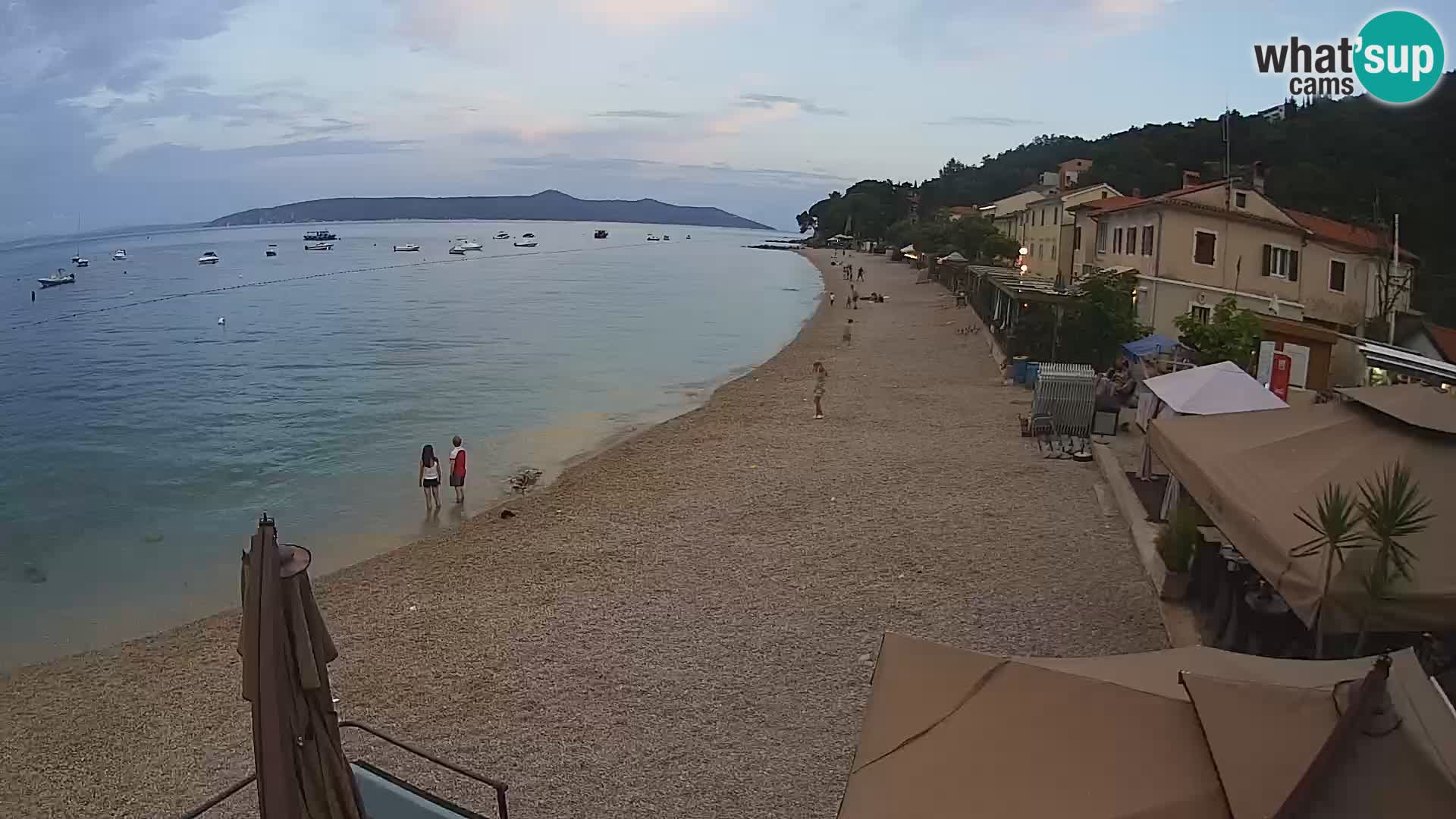 Webcam Mošćenička Draga – Strand