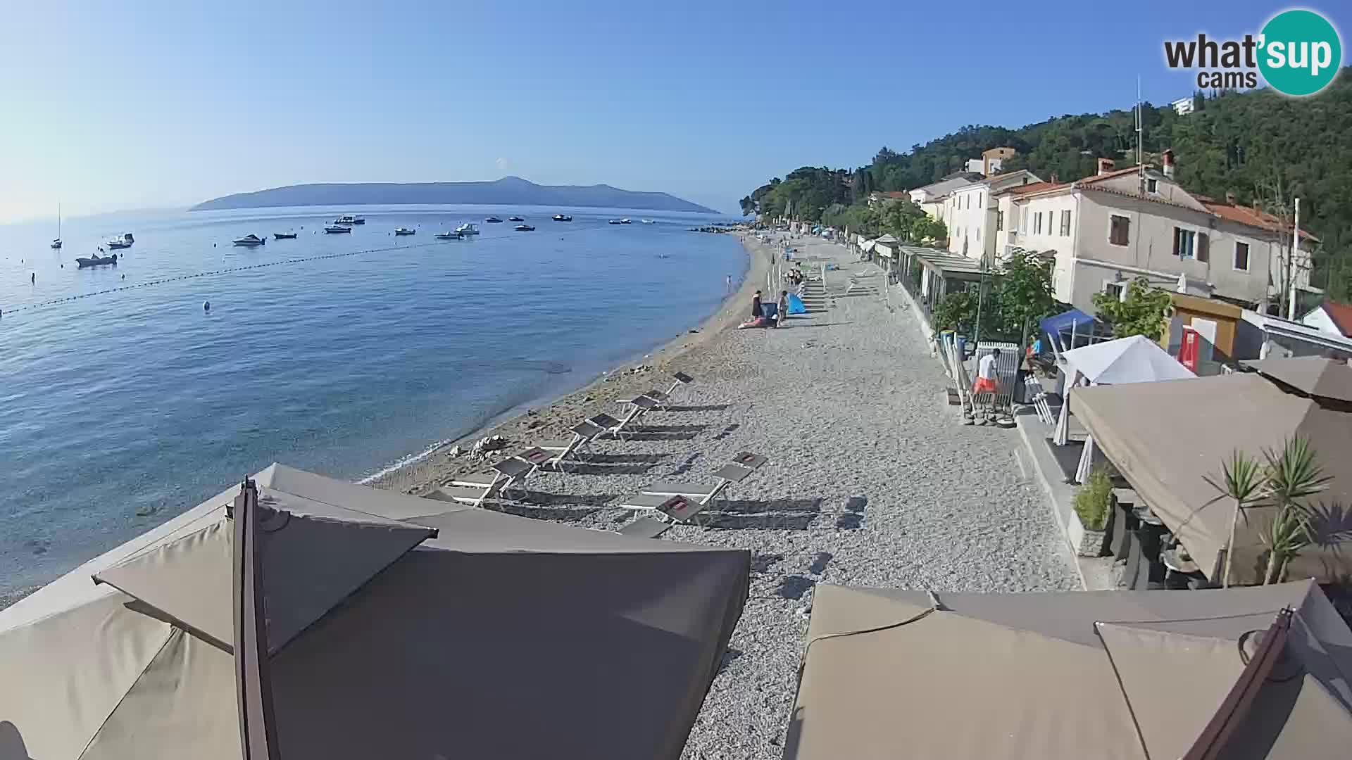 Web kamera Mošćenička Draga – plaža