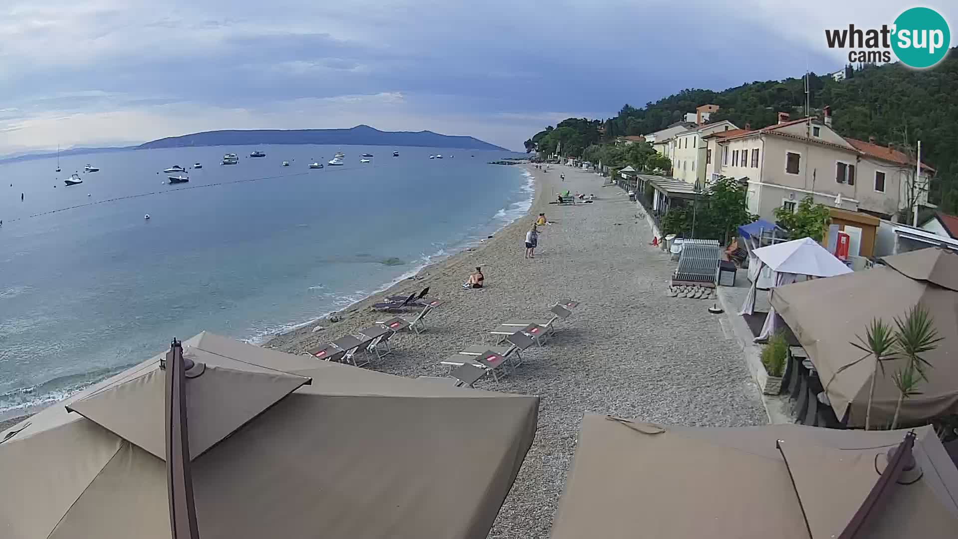 Kamera v živo Mošćenička Draga – plaža