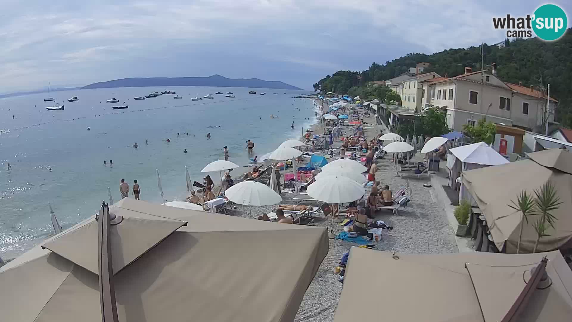 Livecam Draga di Moschiena – spiaggia