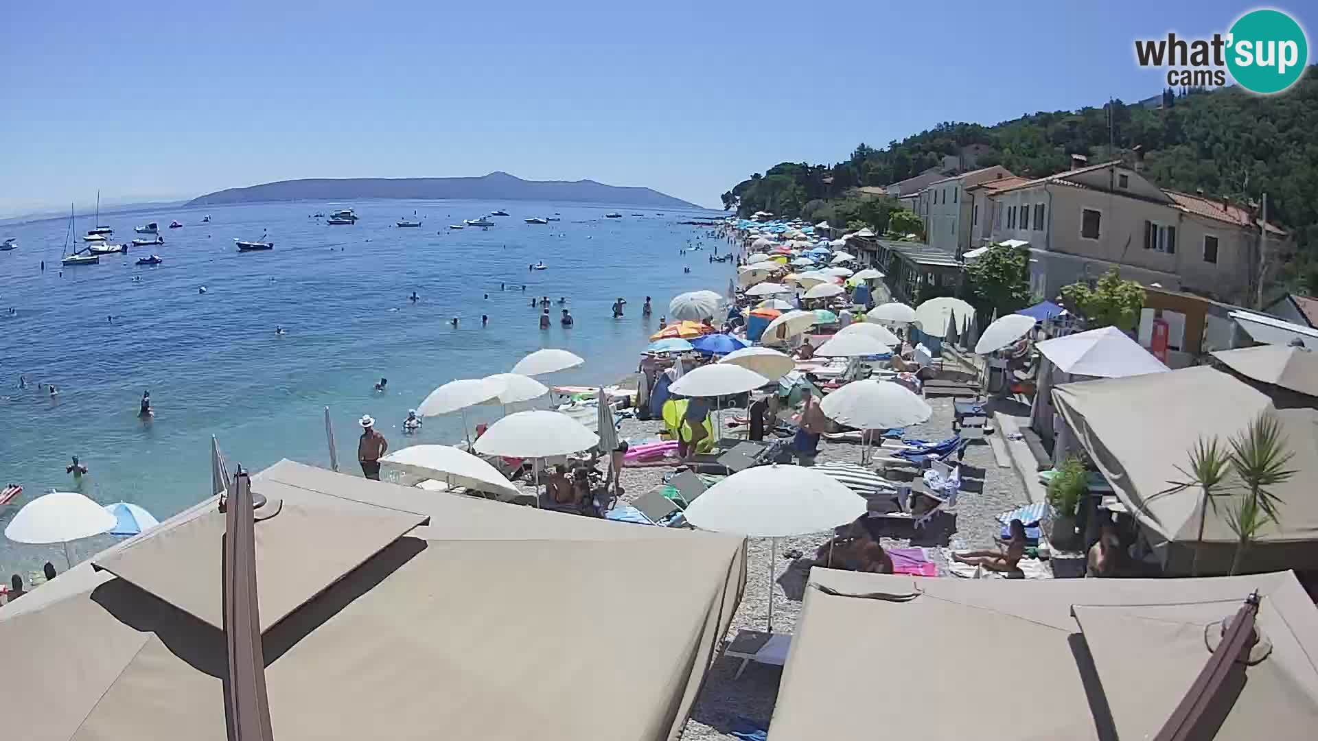Live Cam Mošćenička Draga – plage