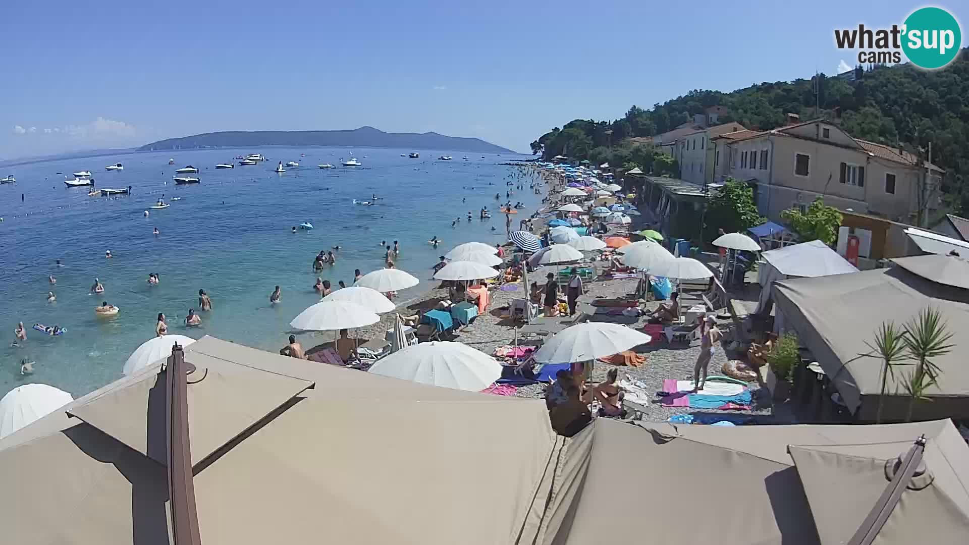Livecam Draga di Moschiena – spiaggia