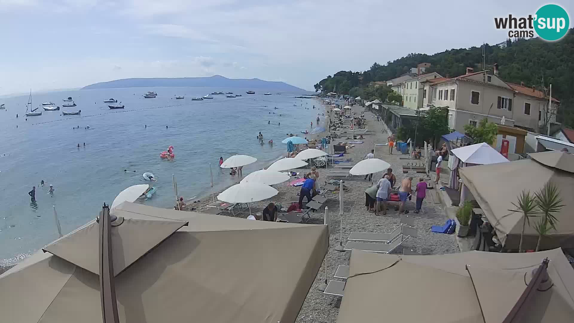 Livecam Draga di Moschiena – spiaggia