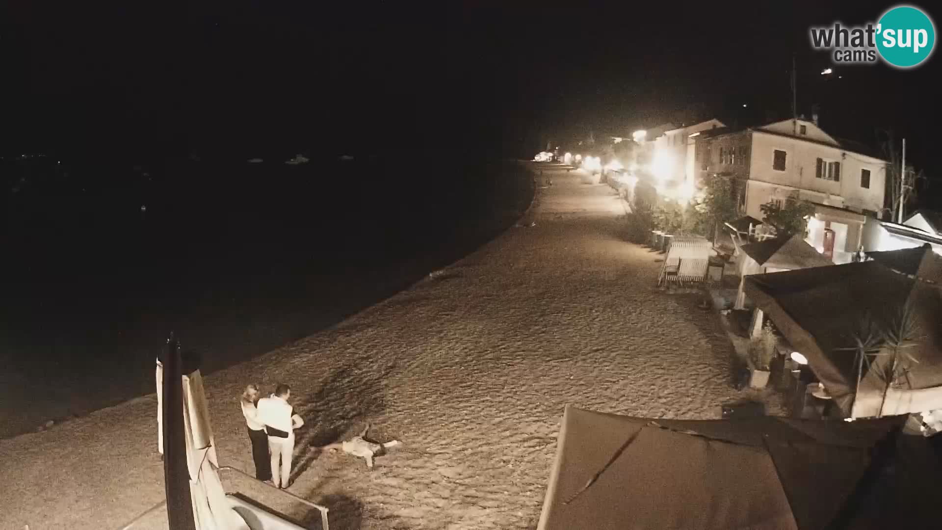 Mošćenička Draga webcam beach