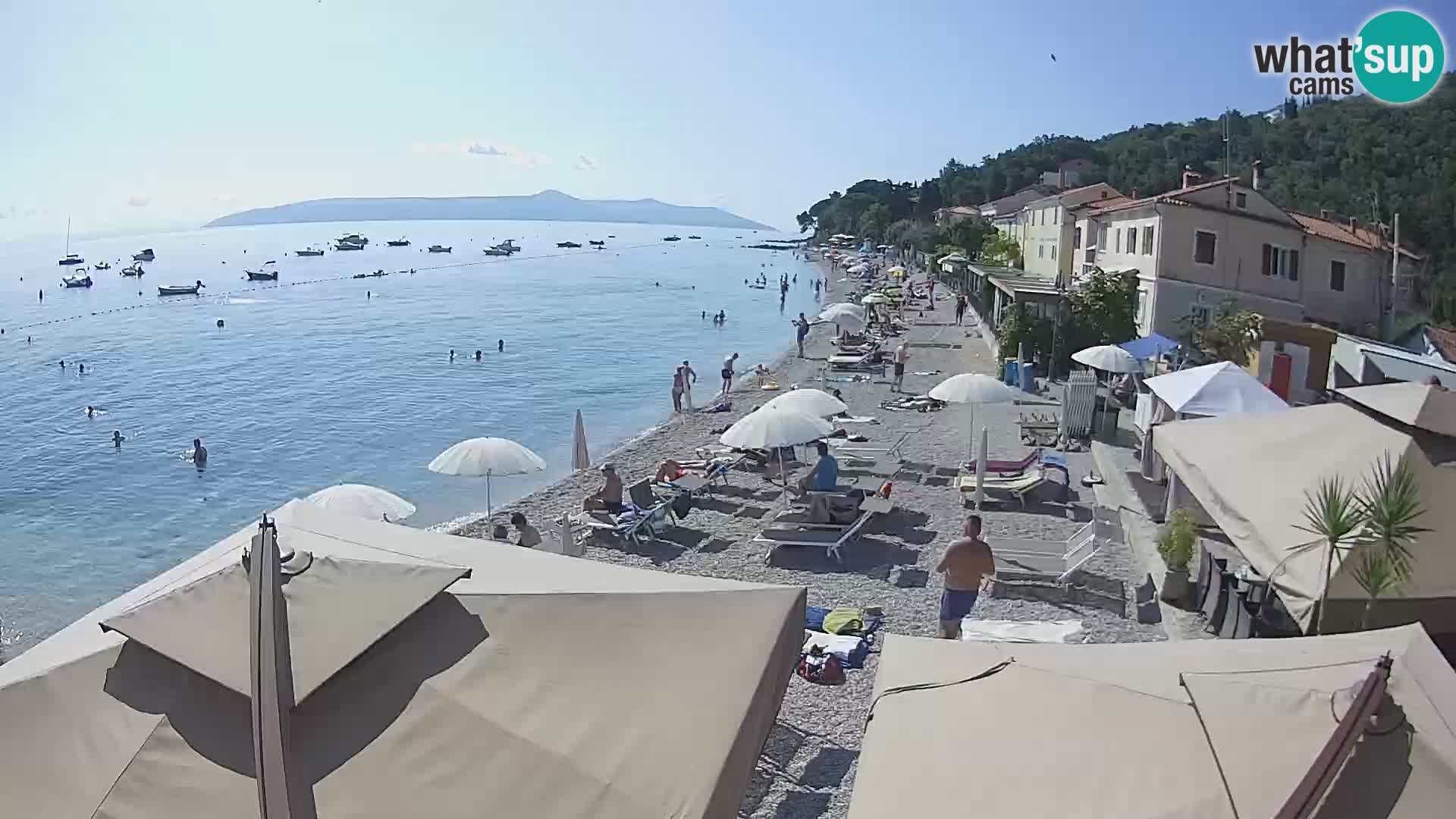 Kamera v živo Mošćenička Draga – plaža