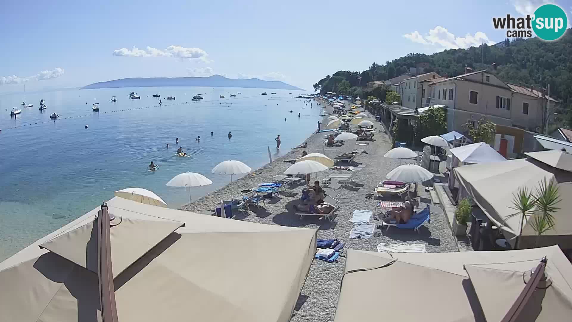 Livecam Draga di Moschiena – spiaggia