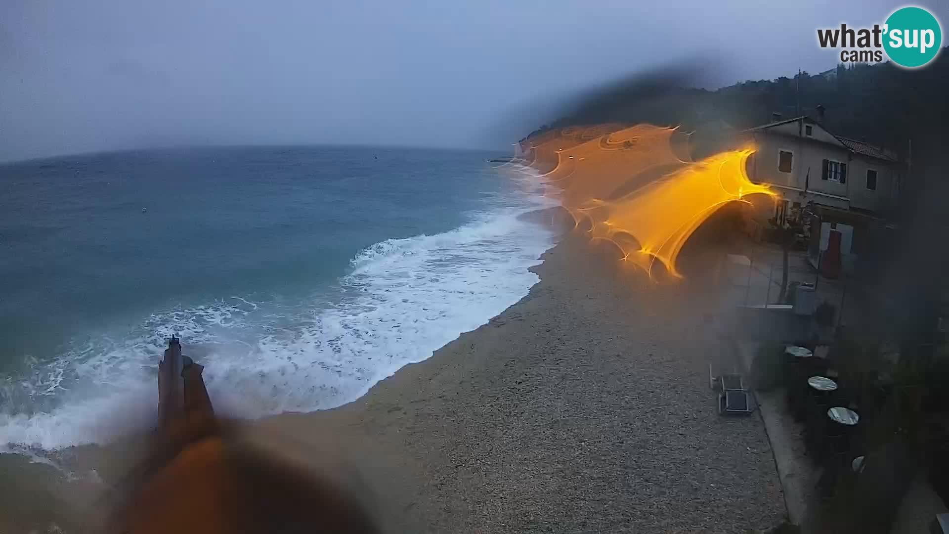 Mošćenička Draga webcam beach