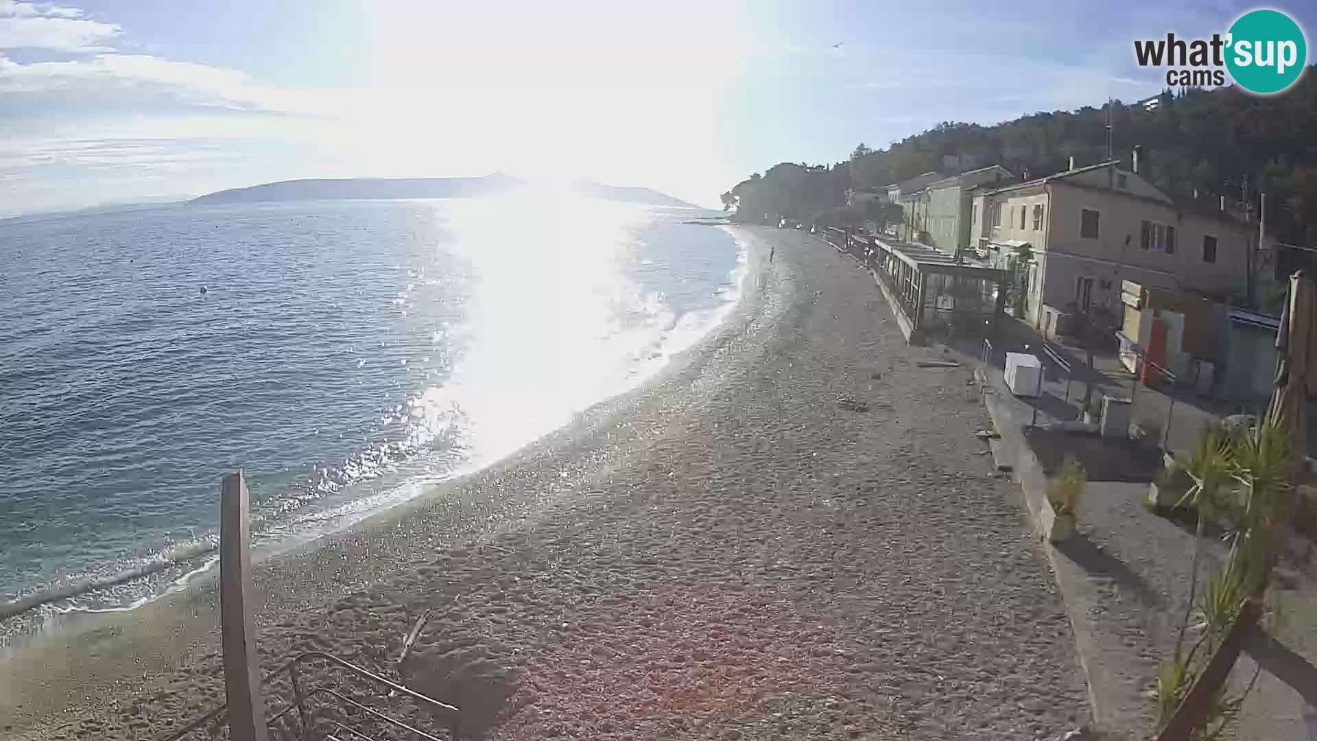 Web kamera Mošćenička Draga – plaža