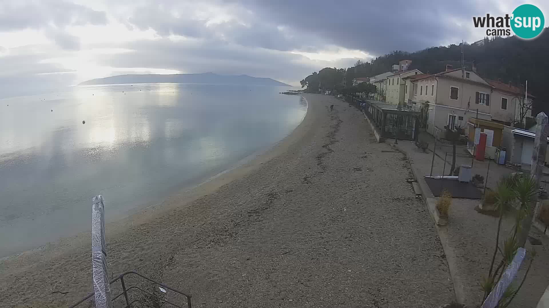 Webcam Mošćenička Draga – Strand