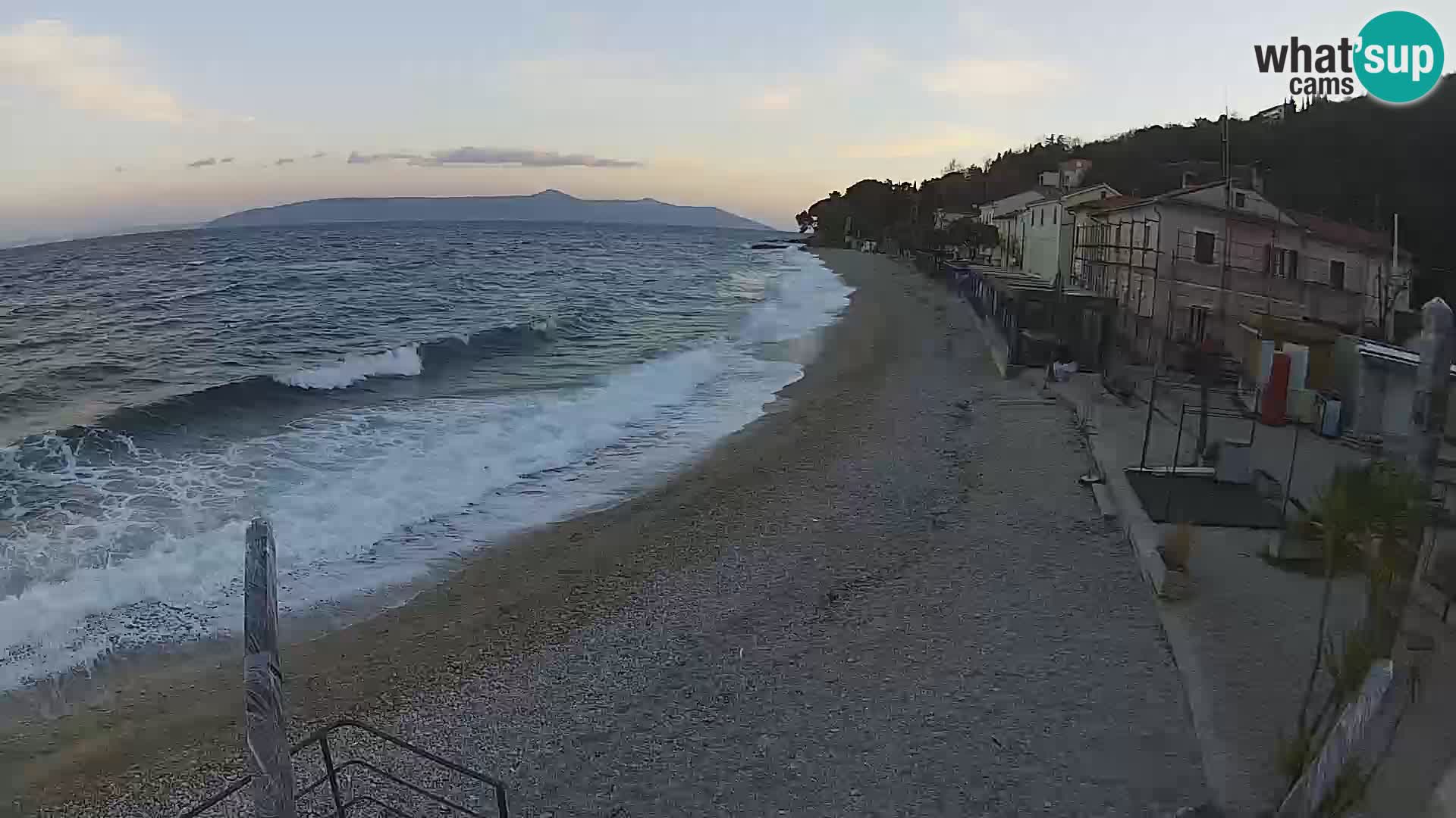 Mošćenička Draga webcam beach