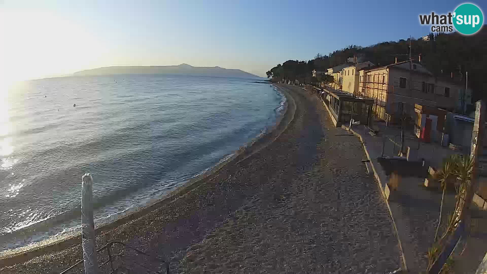 Livecam Draga di Moschiena – spiaggia