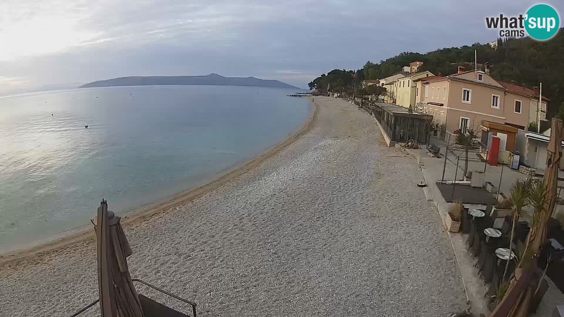 Mošćenička Draga webcam beach