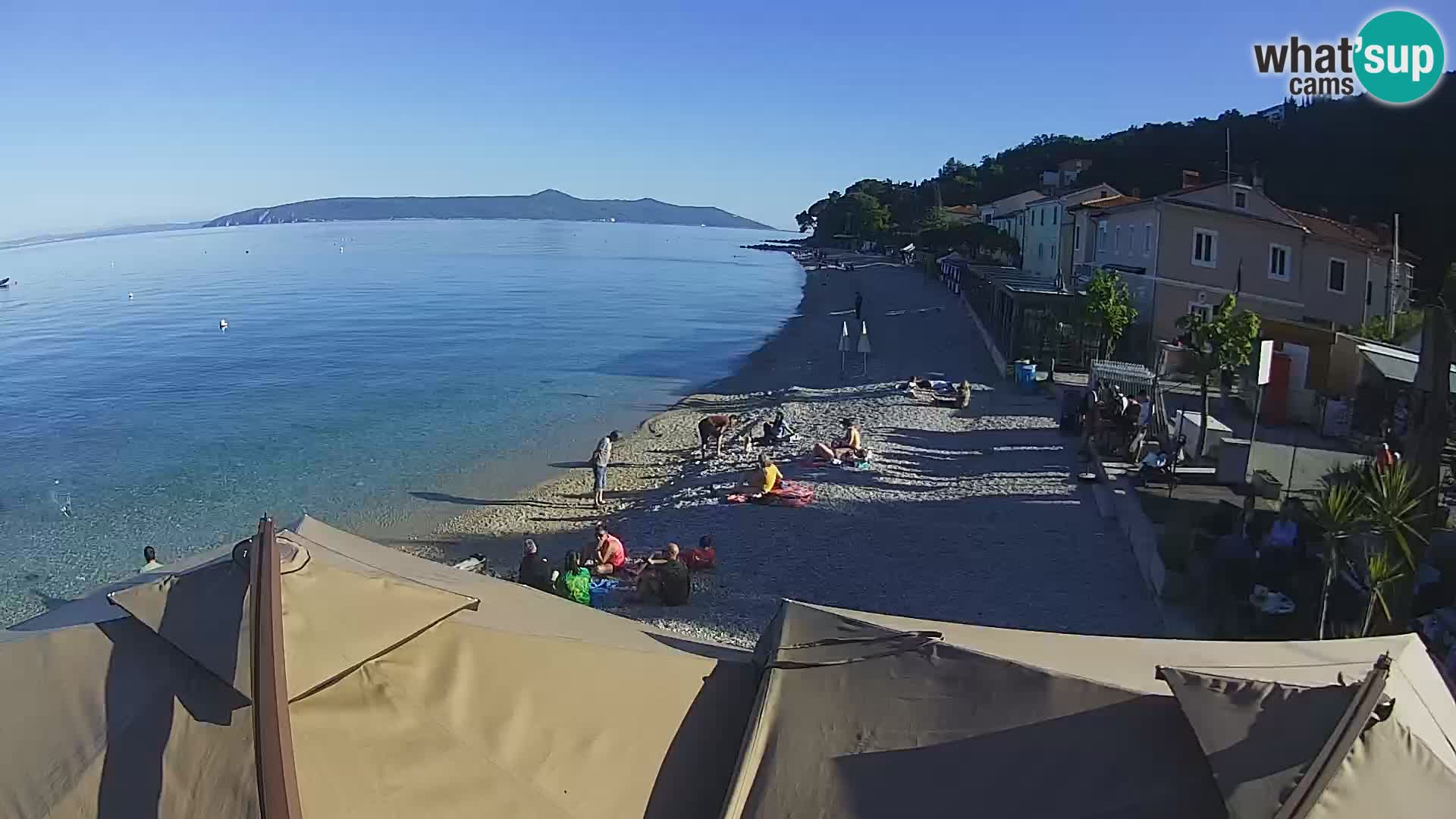 Livecam Draga di Moschiena – spiaggia