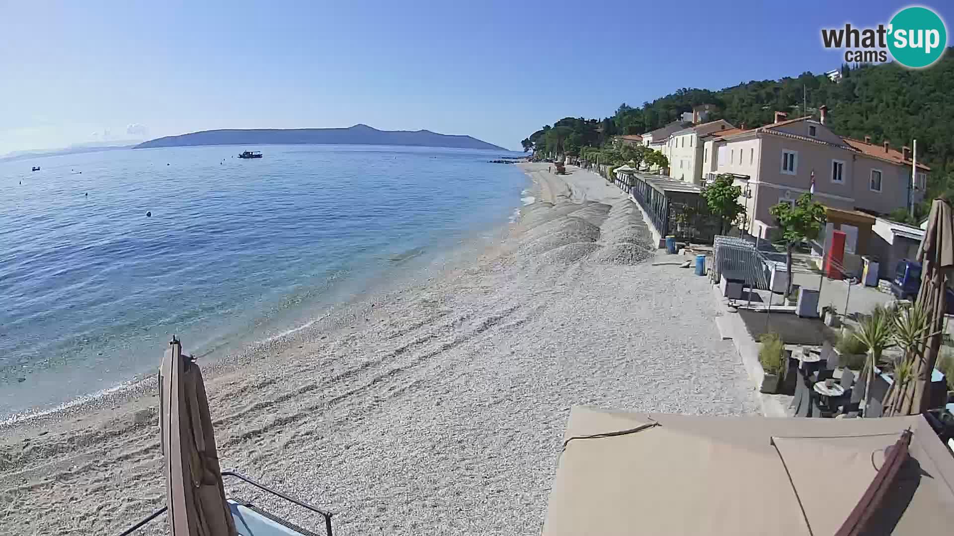 Web kamera Mošćenička Draga – plaža