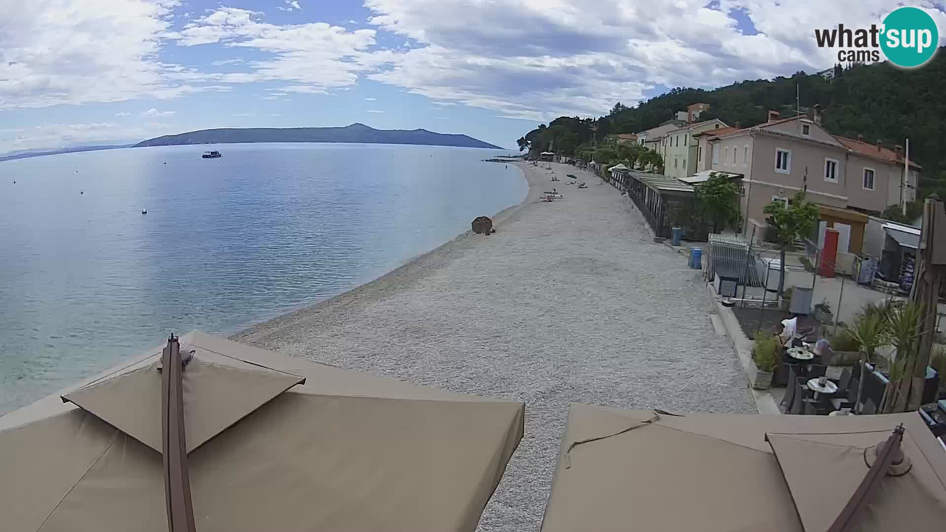 Kamera v živo Mošćenička Draga – plaža