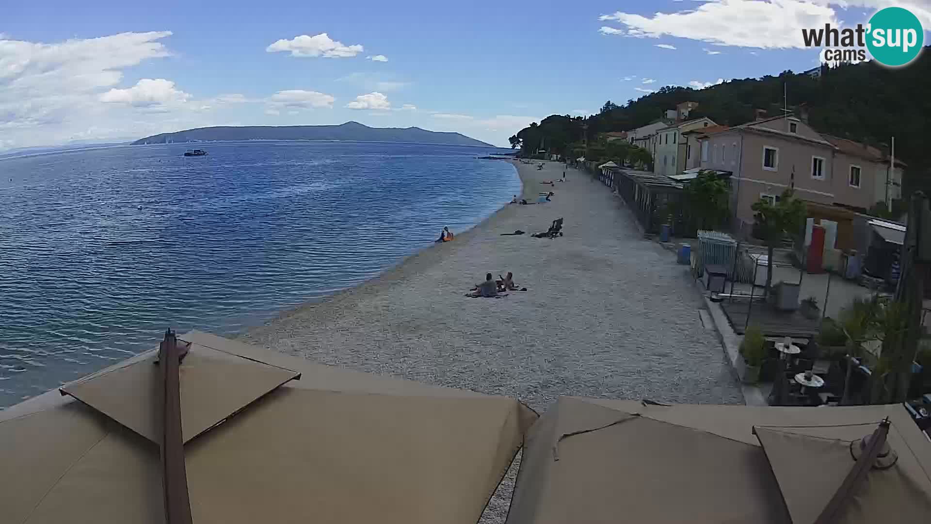 Web kamera Mošćenička Draga – plaža