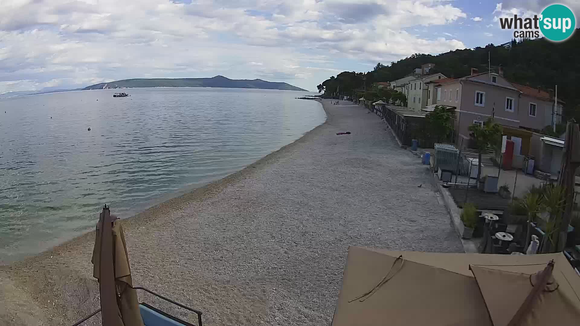 Web kamera Mošćenička Draga – plaža