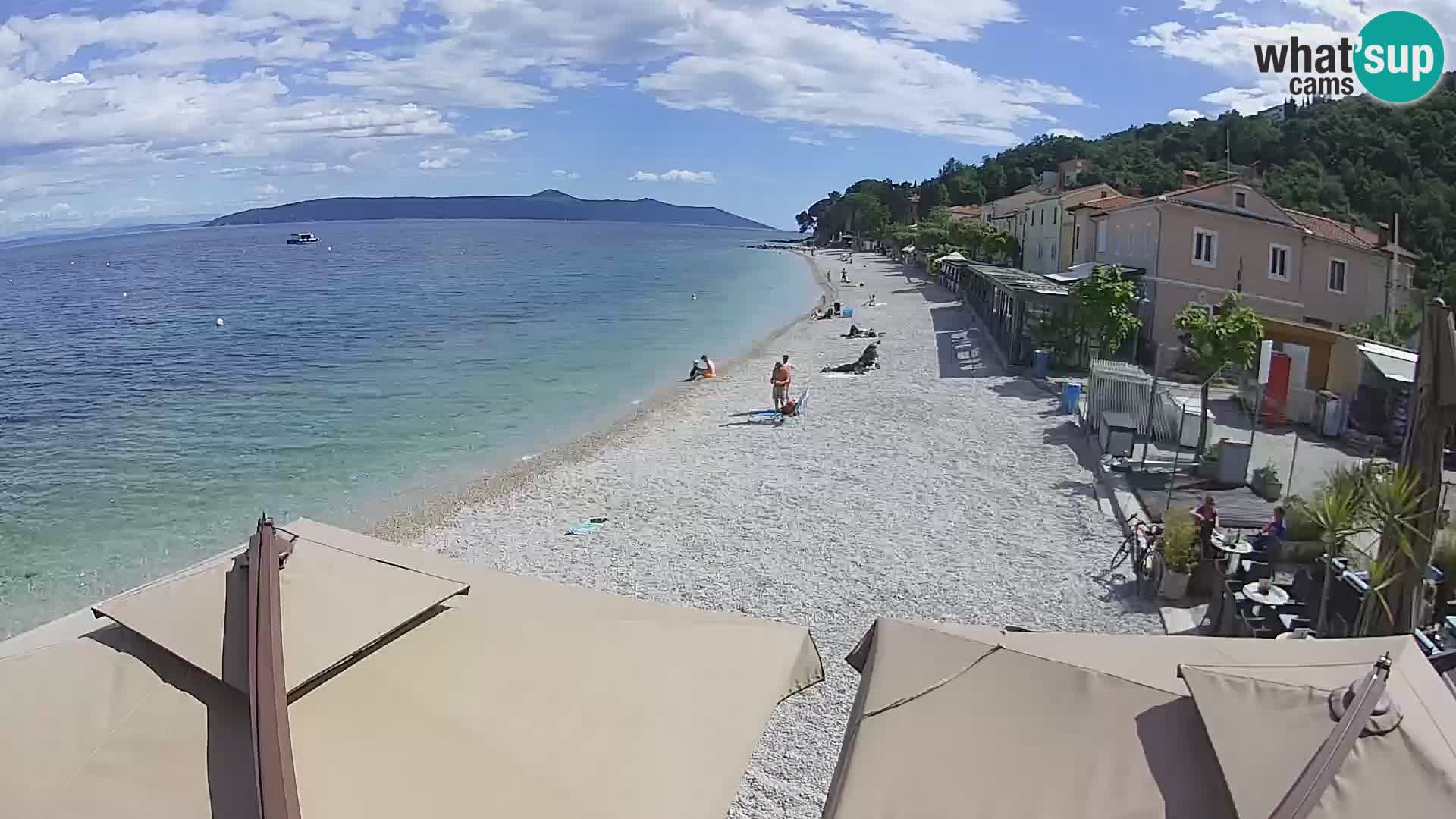 Live Cam Mošćenička Draga – plage
