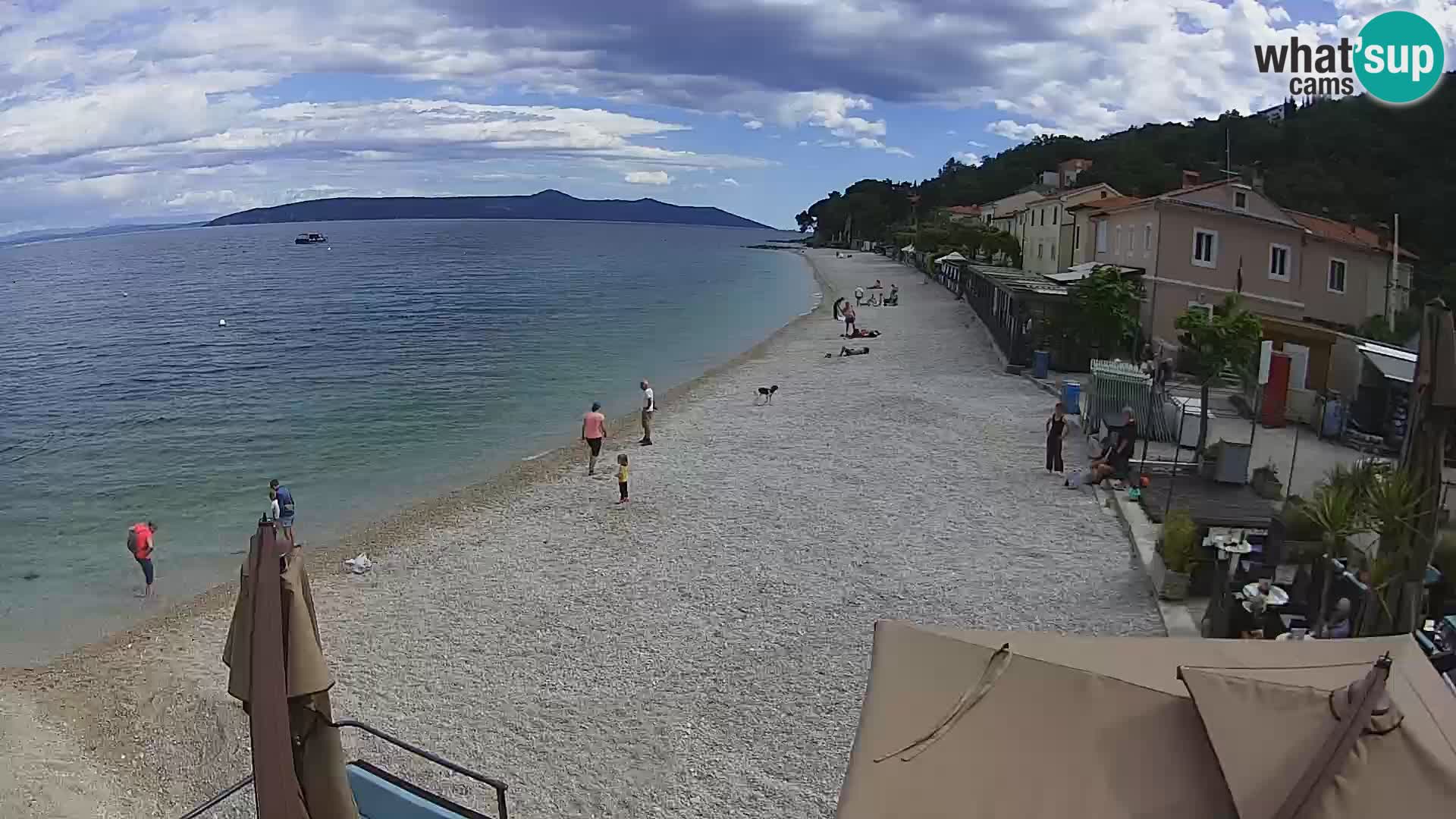Live Cam Mošćenička Draga – plage