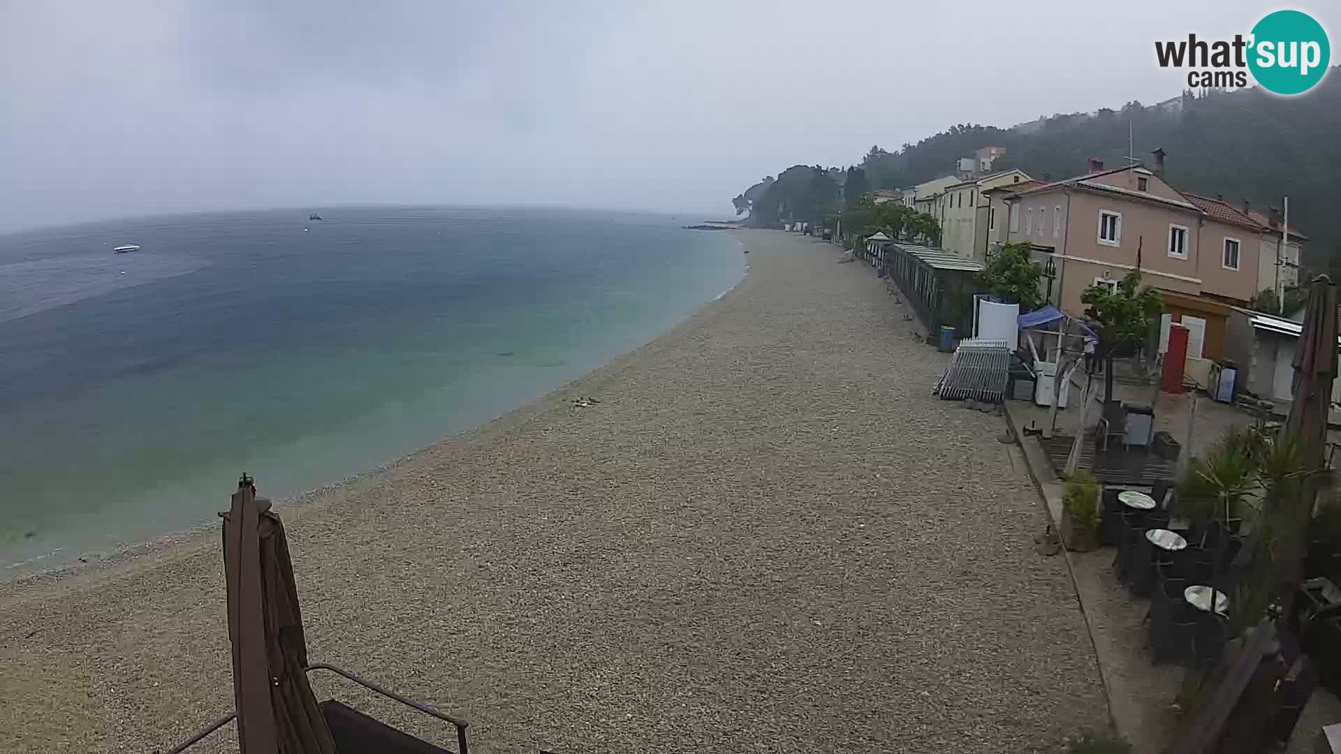 Livecam Draga di Moschiena – spiaggia