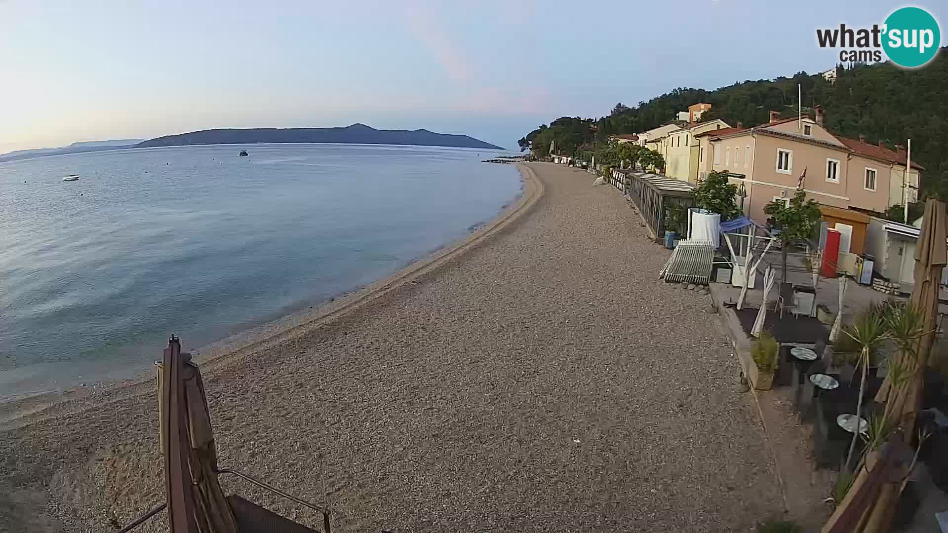 Mošćenička Draga webcam beach