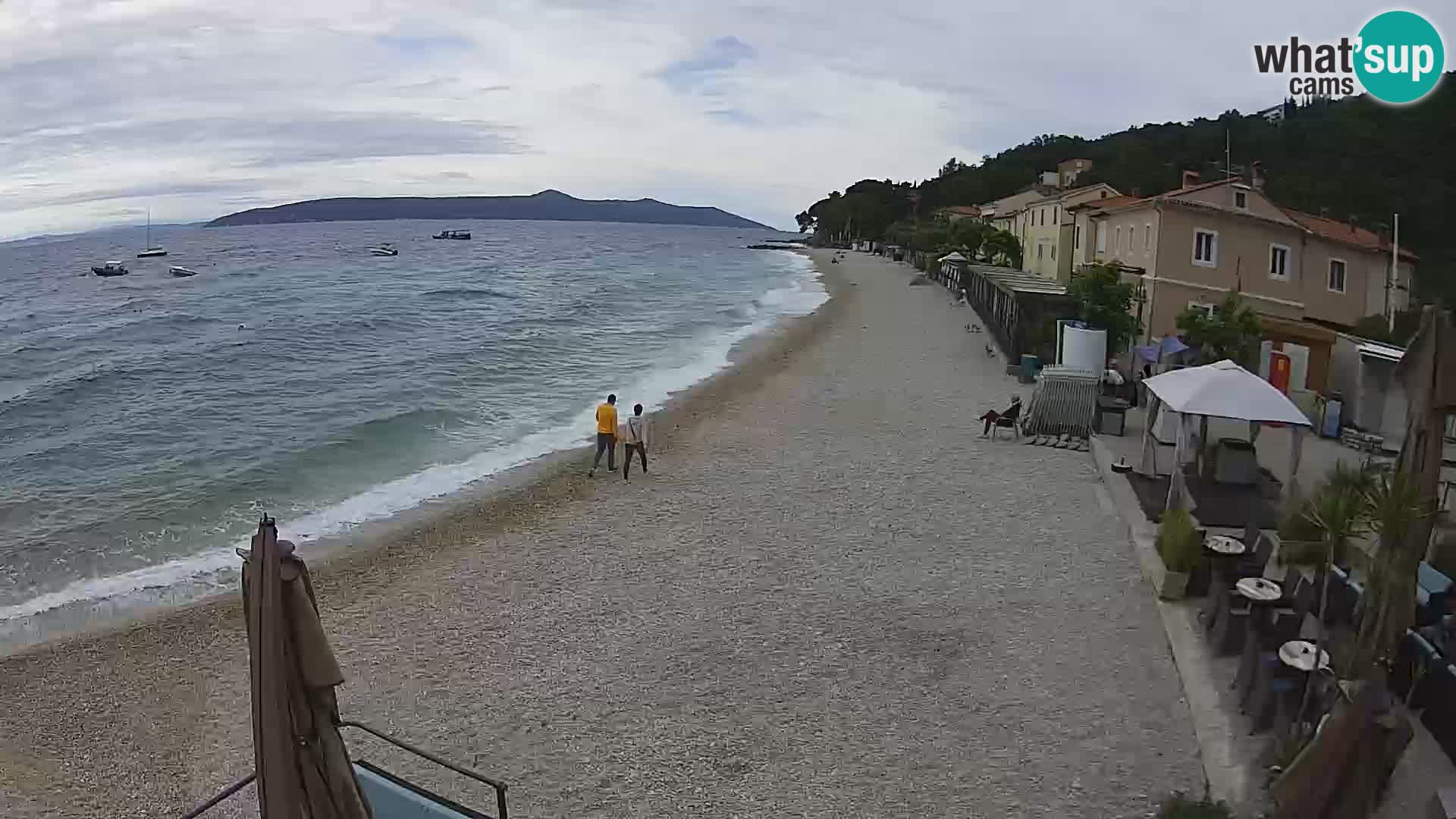 Mošćenička Draga webcam beach