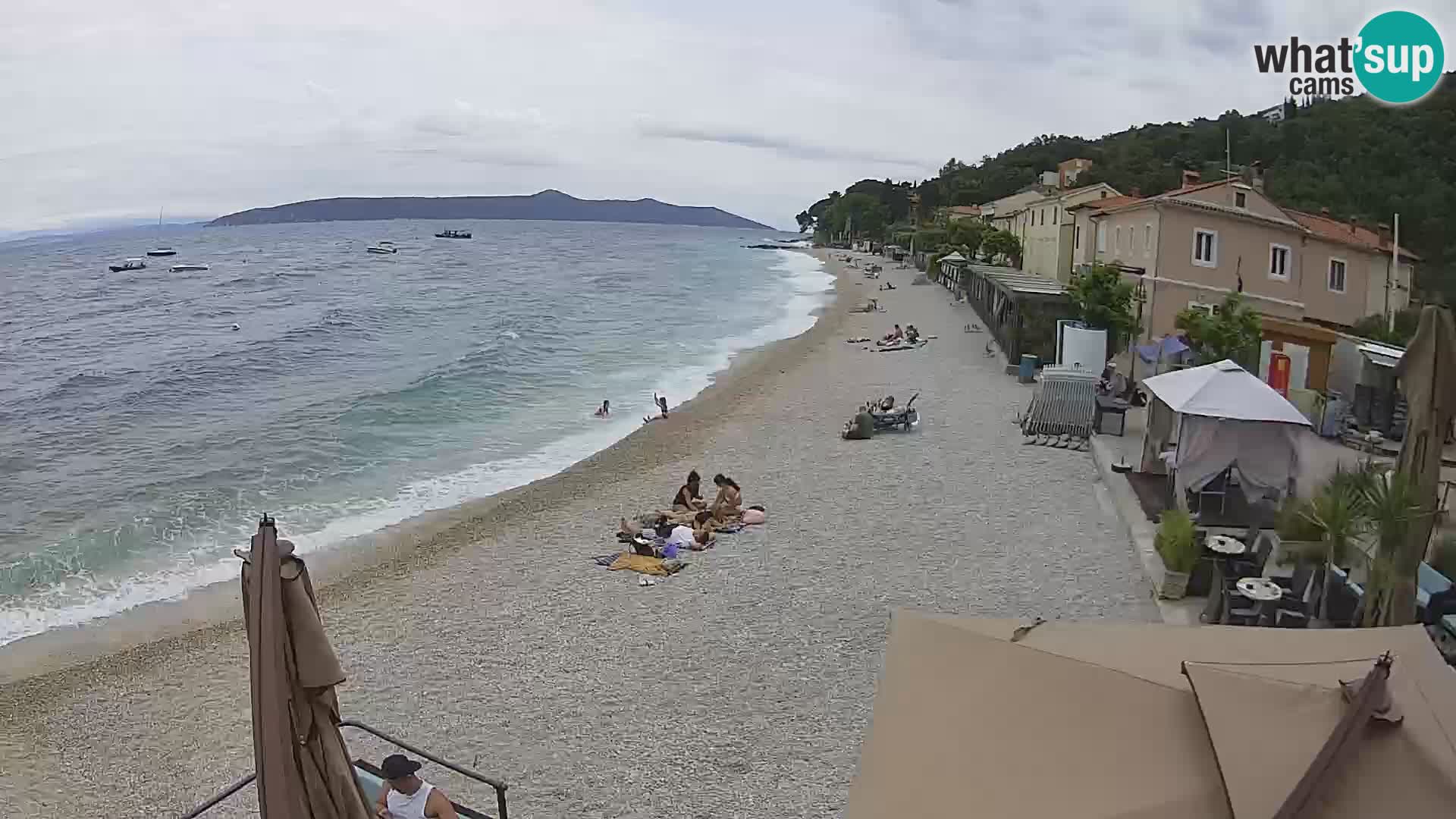 Livecam Draga di Moschiena – spiaggia