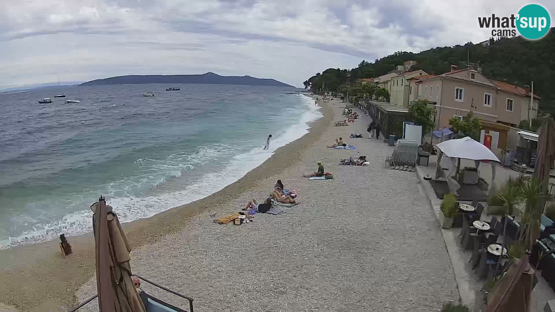 Kamera v živo Mošćenička Draga – plaža