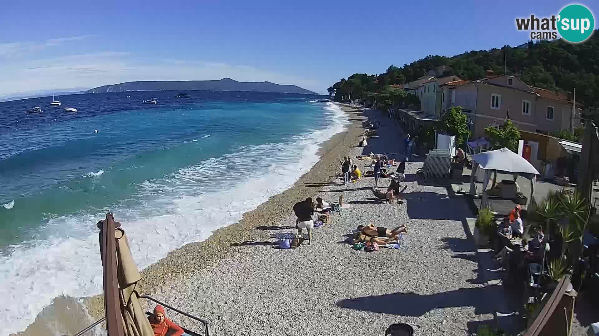 Livecam Draga di Moschiena – spiaggia
