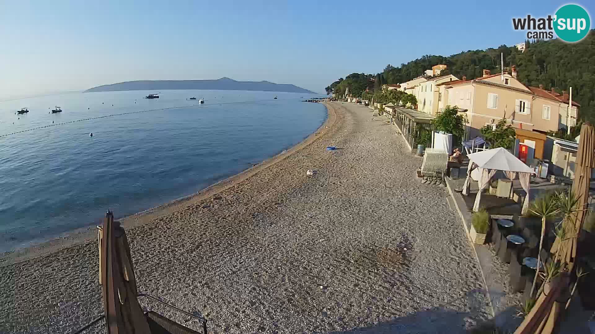Livecam Draga di Moschiena – spiaggia