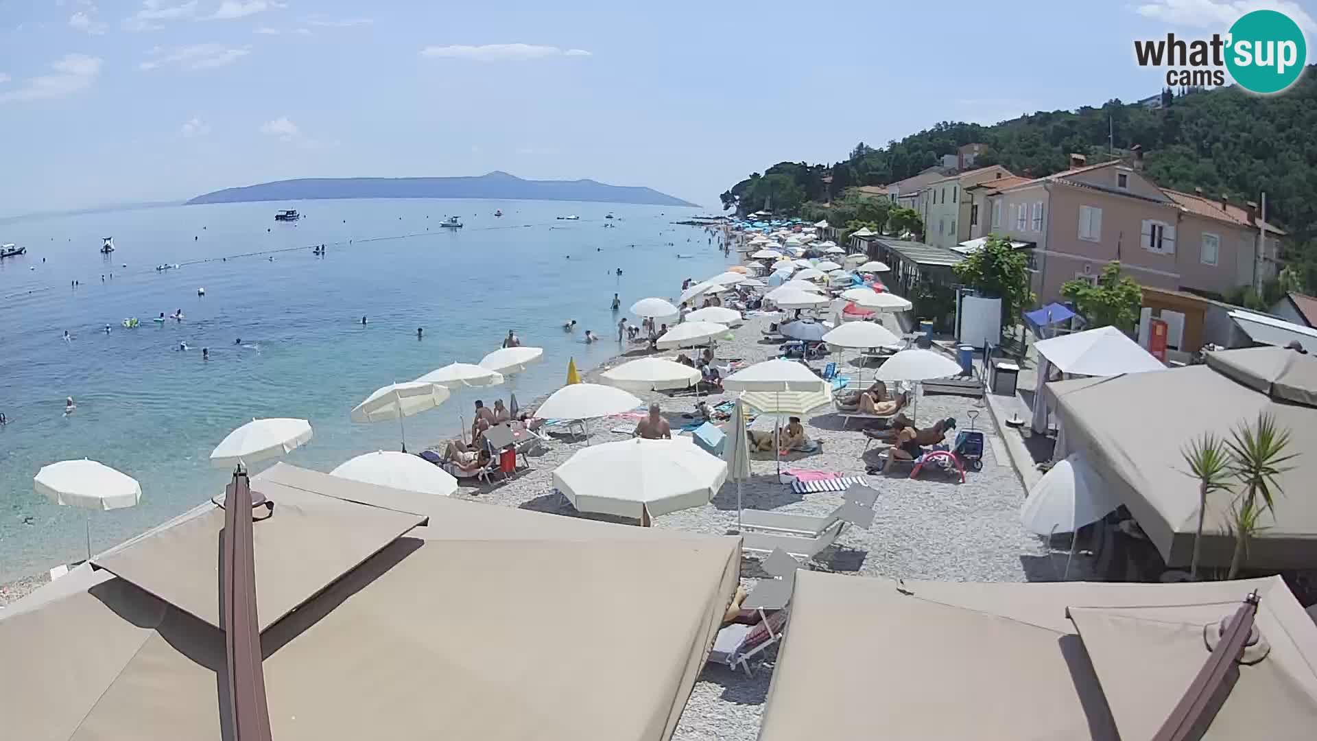 Kamera v živo Mošćenička Draga – plaža