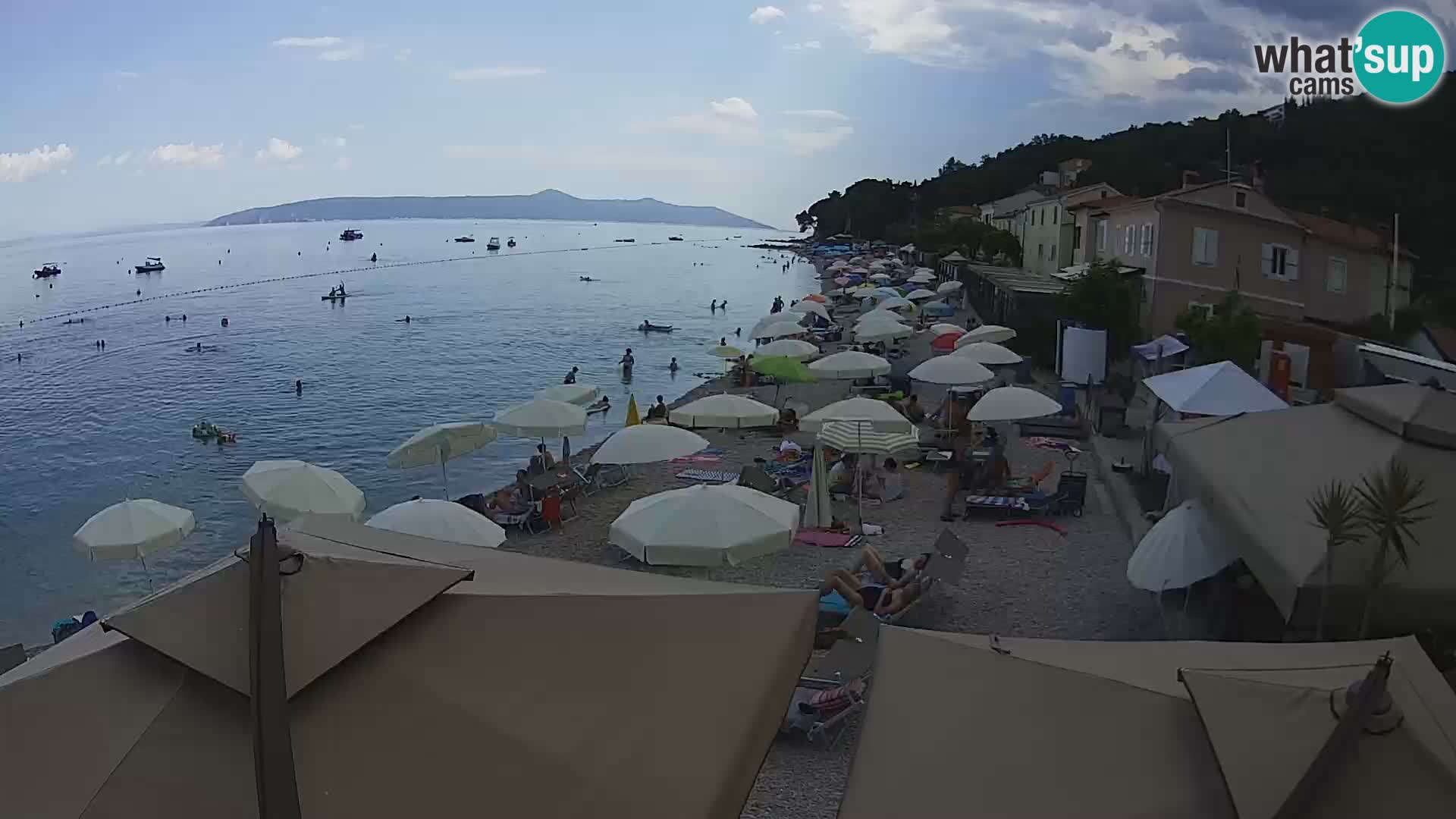 Livecam Draga di Moschiena – spiaggia
