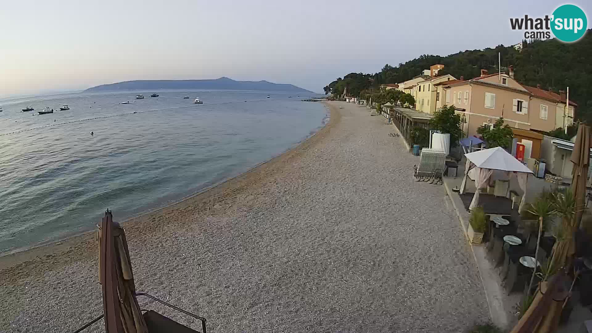 Web kamera Mošćenička Draga – plaža