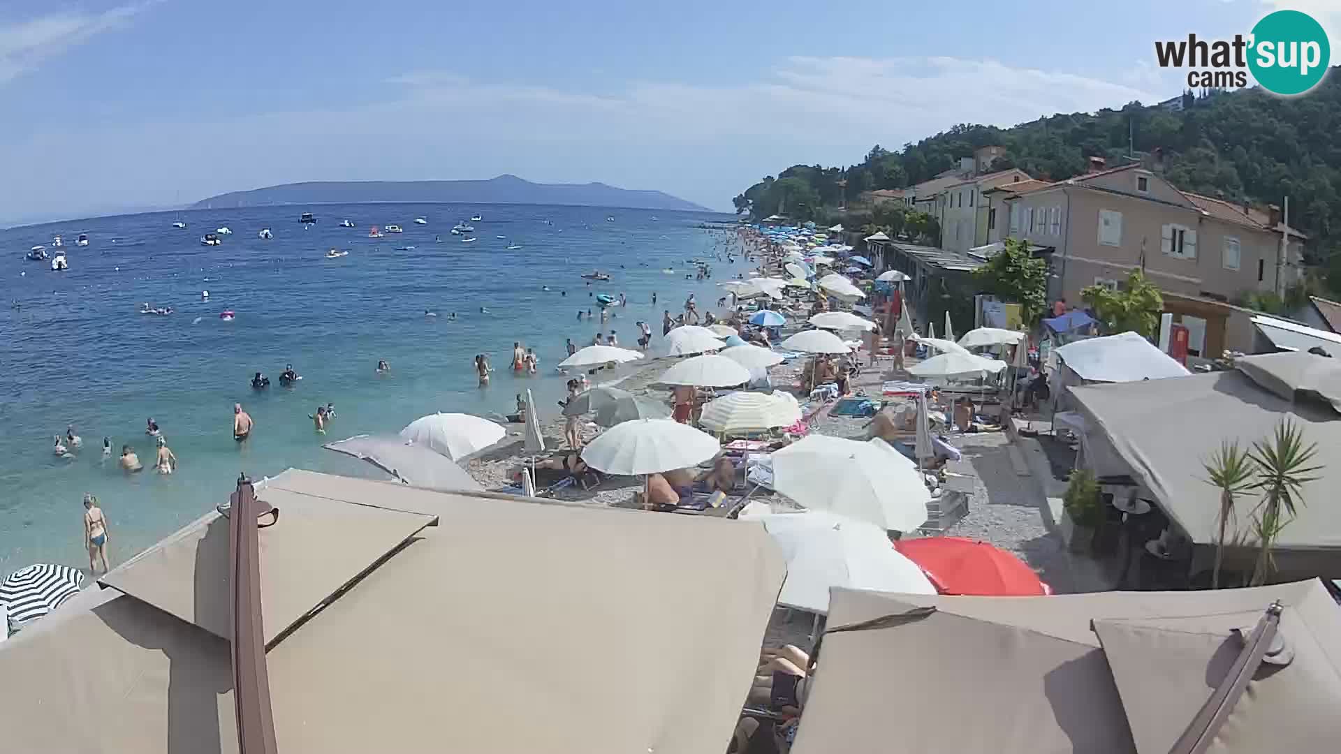 Livecam Draga di Moschiena – spiaggia