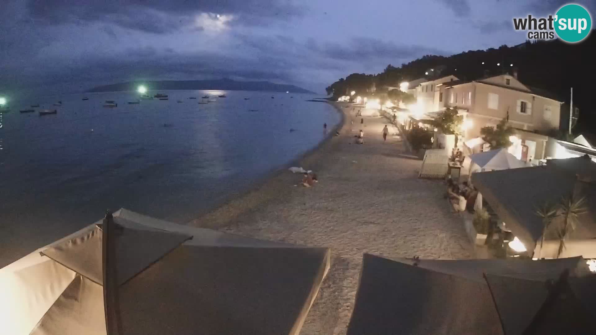 Livecam Draga di Moschiena – spiaggia