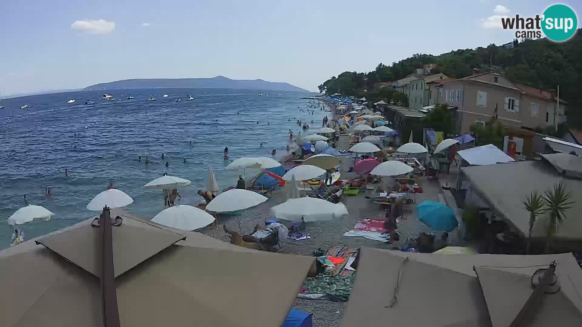 Livecam Draga di Moschiena – spiaggia