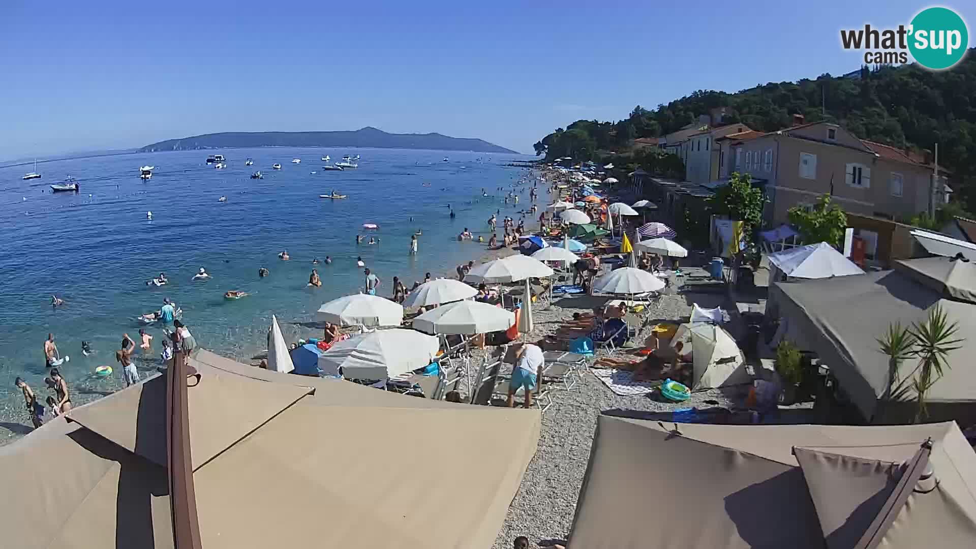 Kamera v živo Mošćenička Draga – plaža