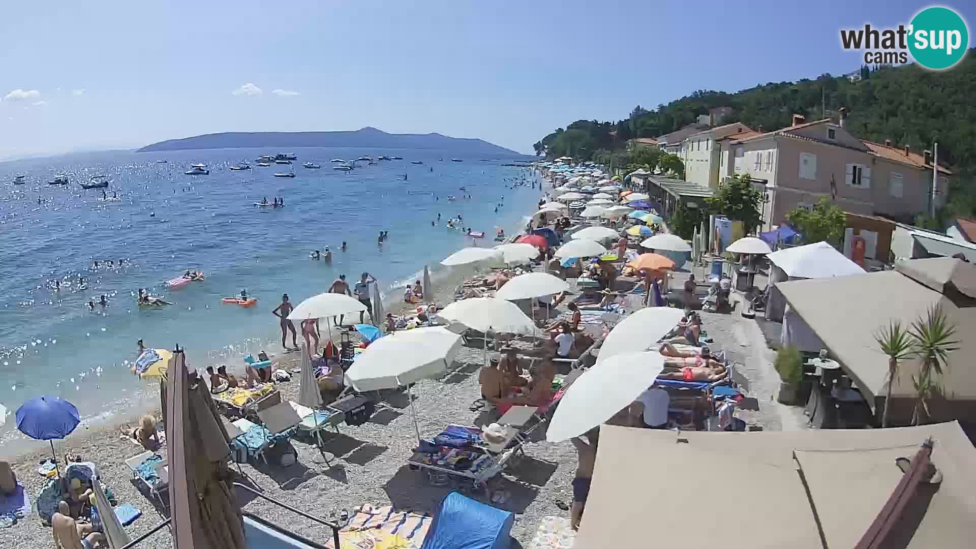 Web kamera Mošćenička Draga – plaža