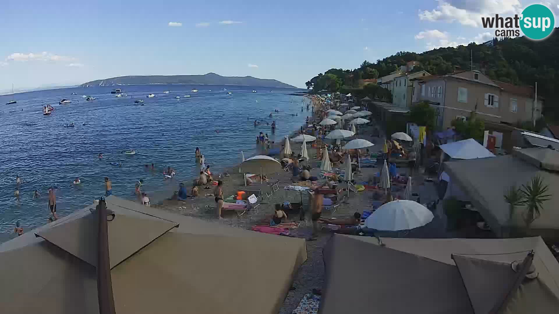 Web kamera Mošćenička Draga – plaža