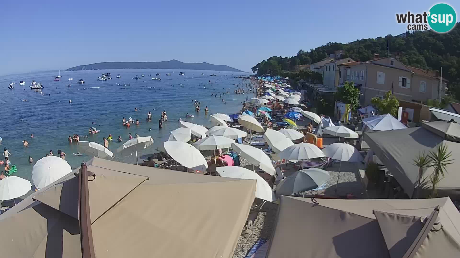 Live Cam Mošćenička Draga – plage