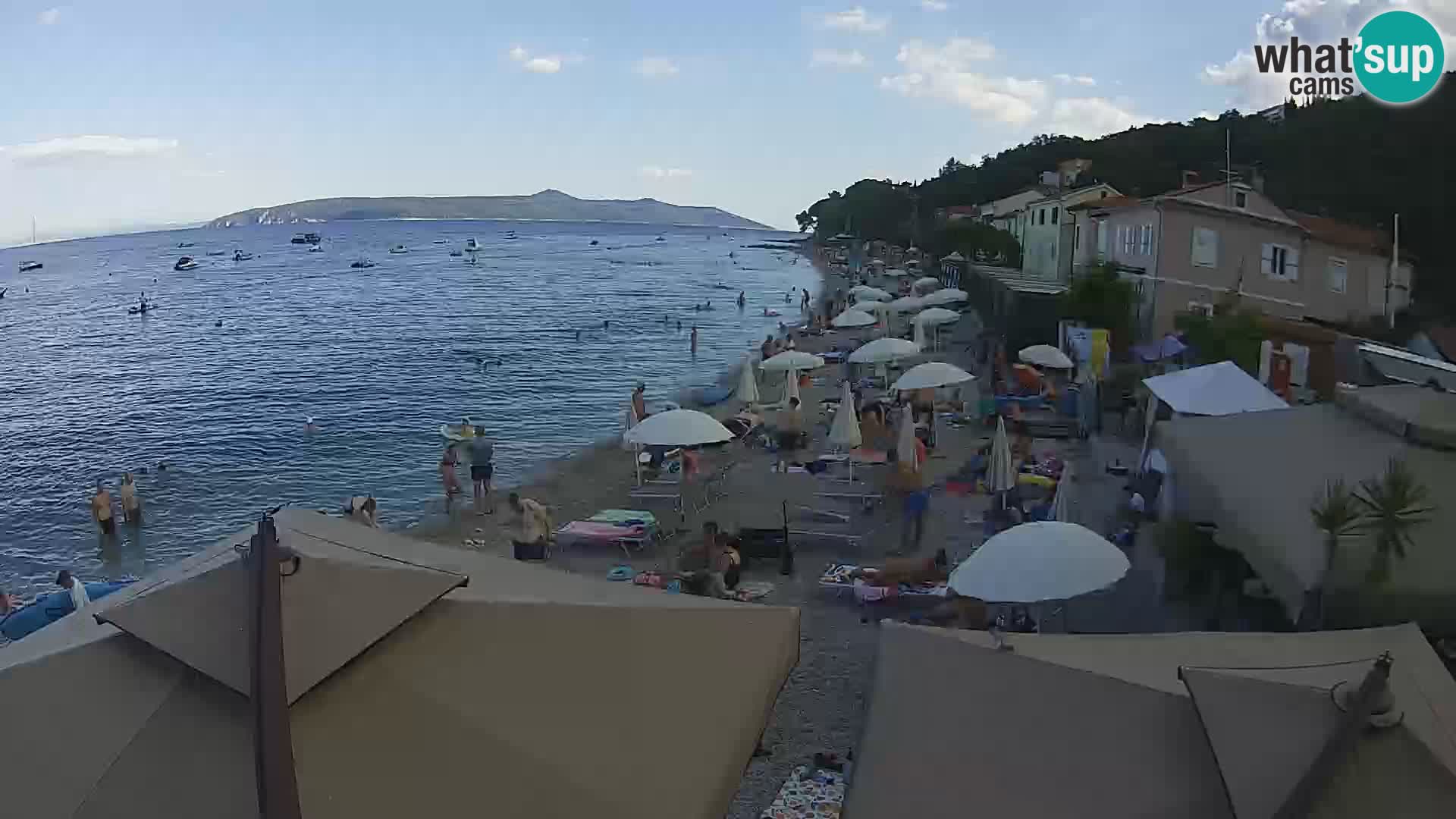 Kamera v živo Mošćenička Draga – plaža