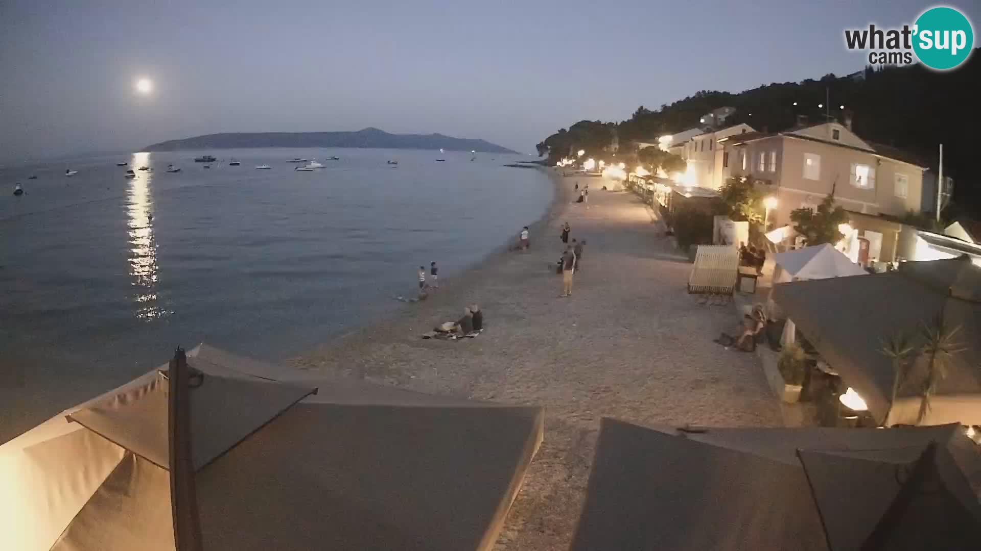 Webcam Mošćenička Draga – Strand